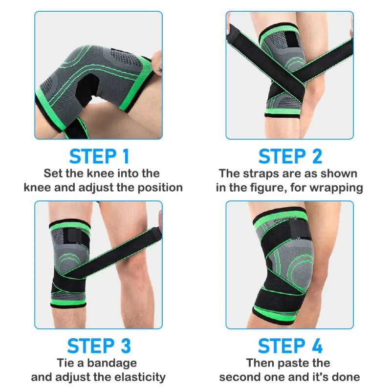 Joalheiras envoltório elástica compressão, para o alivio de artrite, dor localizada, pratique  seu exercício sem stress.