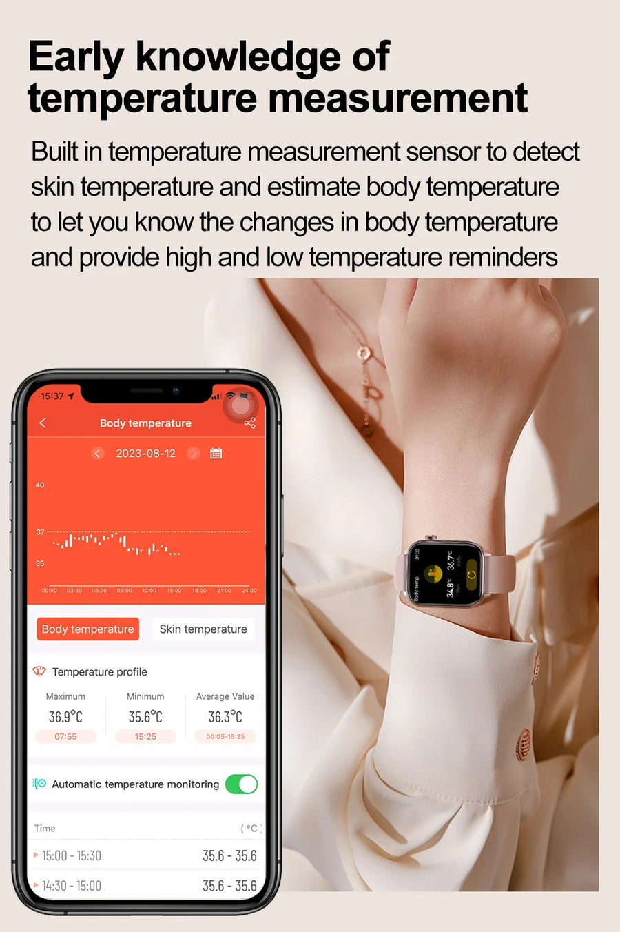 Smartwatch Médico com IA 2024 – Diagnóstico de Saúde com Monitoramento de Lípides, Ácido Úrico, Glicose, ECG+PPG, Chamadas por Bluetooth e Assistente de Voz.