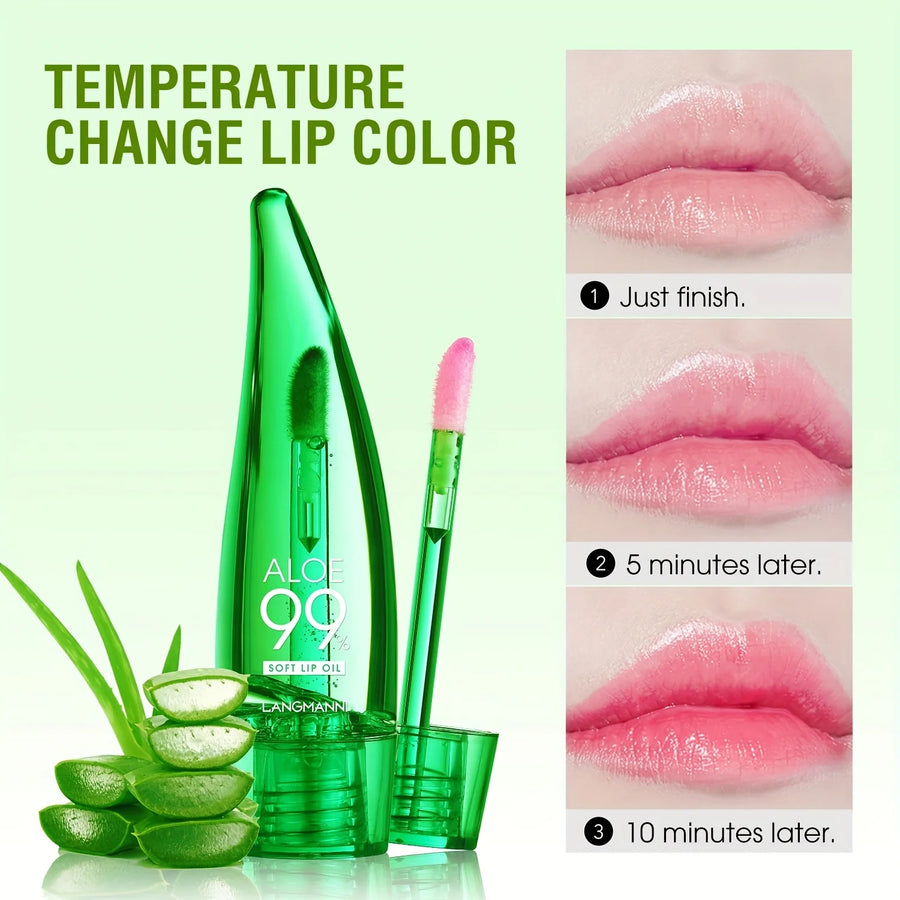 Hidratante labial com Aloe vera.