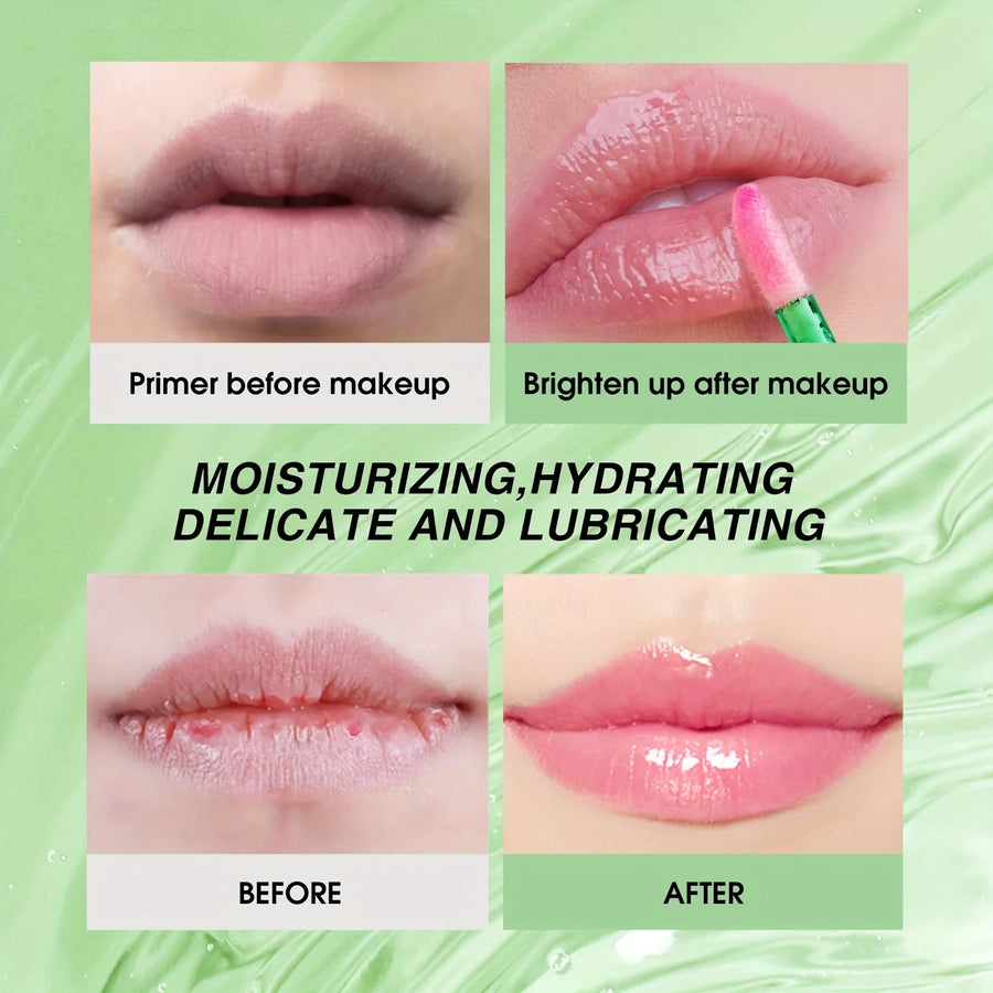 Hidratante labial com Aloe vera.