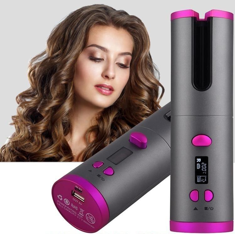 Modelador de Cachos sem fio- Auto-Curler -A Nova Tendência das Famosas!